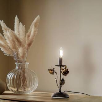 Carolina tafellamp, bronskleurig, 1-lamp, ijzer
