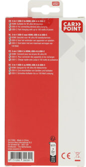 Carpoint 3 in 1 Adapter USB-C > HDMI / USB-A / USB-C 0517089