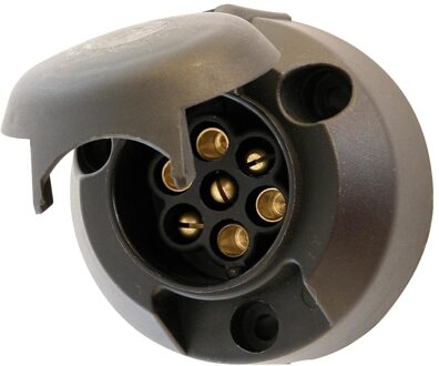 CarPoint 7-Polige Kunststof Stekkerdoos met Mistlampschakeling