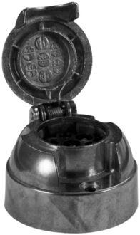 CarPoint 7-Polige Metalen Stekkerdoos Bulk