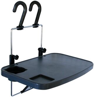 CarPoint Auto tafeltje aan voorstoelen - autotafeltje met bekerhouder