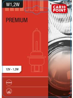 CarPoint Autolamp Premium 12v 1,2w - 2 Stuks