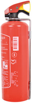 CarPoint brandblusser ABC met bevestigingsbeugel 1kg rood