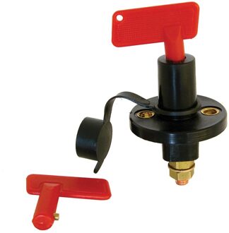 CarPoint hoofdschakelaar 2-polig 12-24 Volt 300 Ampère zwart