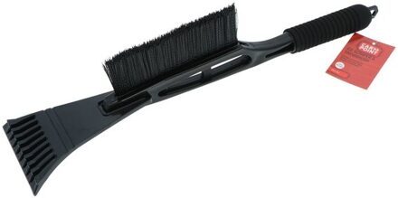 CarPoint ijskrabber met sneeuwborstel zwart