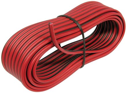 CarPoint luidsprekerkabel 0,75 mm² 10 meter zwart/rood