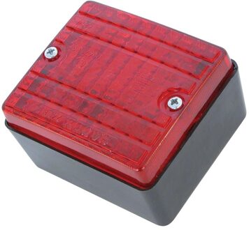 CarPoint Mistachterlicht 12 Volt Halogeen 70 X 80 Mm Rood