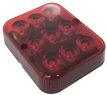 CarPoint Mistachterlicht 19 LED 12V 100x80x25mm