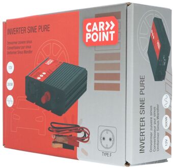 CarPoint Pure Sinus Omvormer 12v>230v 300w