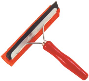 CarPoint raamtrekker 14,5 cm rubber/hout rood/oranje