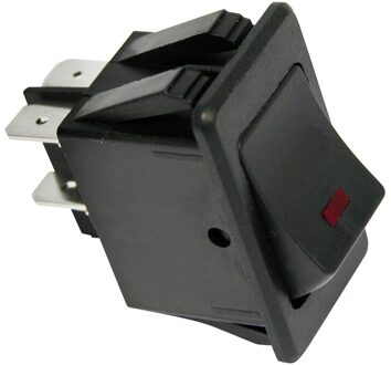 CarPoint schakelaar 12V rood led-lampje zwart