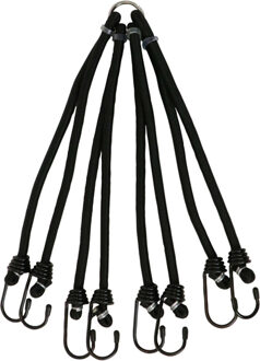 CarPoint spinbinder 8-armig Ø8 mm 55 cm zwart