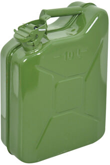 CarPoint stalen jerrycan 10 liter groen