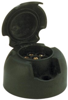 CarPoint stekkerdoos 7-polig 6 cm zwart