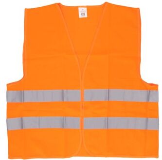 CarPoint veiligheidshesje Oxford polyester oranje maat XL
