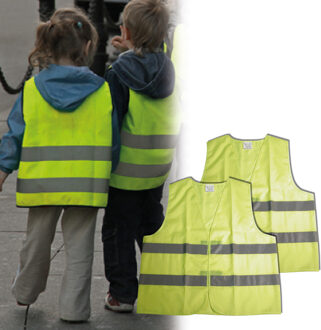 CarPoint veiligheidsvest junior geel one size