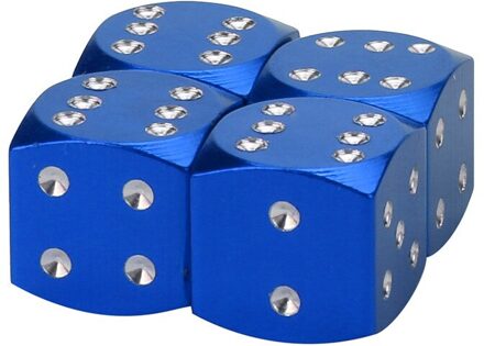 Carprie 4X Band Accessoires Autobanden Valve Cap Aluminium Band Velgen Caps Voor Auto Wiel Stem Air Caps 80's fun Retro May31 Blauw