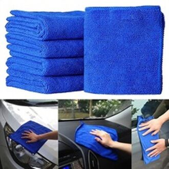 CARPRIE 7 Pcs Blue Absorberende Washandje Car Auto Care Microfiber Cleaning Handdoeken