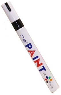 Carprie Autoband Loopvlak Cd Metalen Permanente Verf Marker Graffti Vette Permanente Waterdicht Glas Olie Art Marker Verf Pen o7 zwart