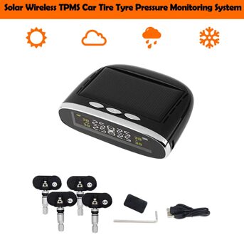 CARPRIE Instrument Tool Solar Draadloze TPMS Auto Band Band Pressure Monitoring System Interne Sensor 9625