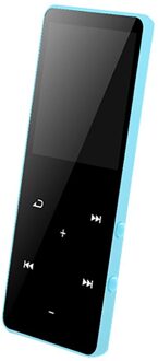 Carprie Mini Bluetooth Mp3 Mp4 Speler 4Gb Met Fm Media Touch Sleutel Sport Muziek Speakers Mp3 Bluetooth radio Fm Usb Blauw