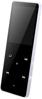 Carprie Mini Bluetooth Mp3 Mp4 Speler 4Gb Met Fm Media Touch Sleutel Sport Muziek Speakers Mp3 Bluetooth radio Fm Usb wit
