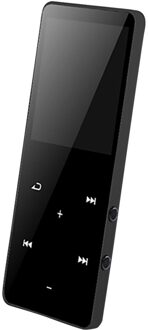 Carprie Mini Bluetooth Mp3 Mp4 Speler 4Gb Met Fm Media Touch Sleutel Sport Muziek Speakers Mp3 Bluetooth radio Fm Usb zwart