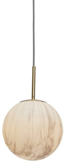 Carrara Hanglamp - Goud - M Goud, Wit