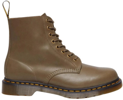 Carrara Leren Enkellaarzen Dr. Martens , Green , Heren - 42 Eu,43 Eu,41 Eu,44 EU