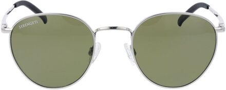 Carrara Ronde Zonnebril Grijs - One Size