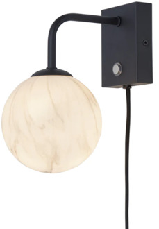 Carrara Wandlamp - Zwart