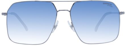 Carrera 1052s Vierkante Zonnebril Lichtblauw - One Size