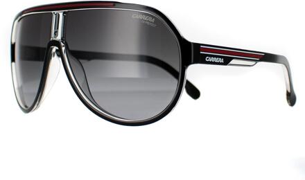 Carrera 1057/S OIT 9O zwart rood donkergrijs gradiënt zonnebril - maat