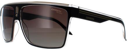 Carrera 22 2M2/LA zwart goud bruin gepolariseerd zonnebril - One Size