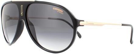 Carrera Aviator Mens Black Dark Gray Gracient zonnebril Zwart - One Size