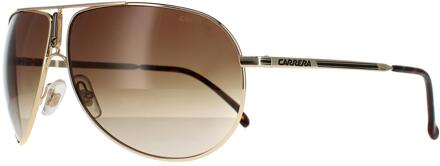 Carrera Aviator Unisex Goud Bruin Gradiënt - maat