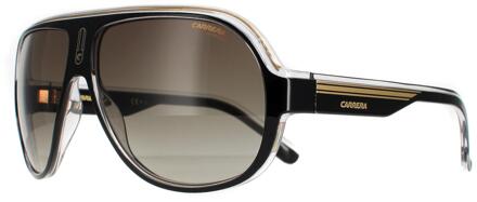 Carrera Aviator unisex zwart goud bruin gradiënt speedway/n - maat