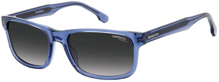 Carrera Blauw/Grijs Getinte Zonnebril Carrera , Blue , Heren - 57 MM