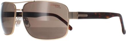 Carrera Carrera 8063/S 0OZ SP goud met havana brons gepolariseerde zonnebril