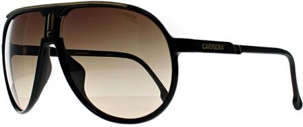 Carrera Champion/N 807 HA zwart bruin gradiënt zonnebril