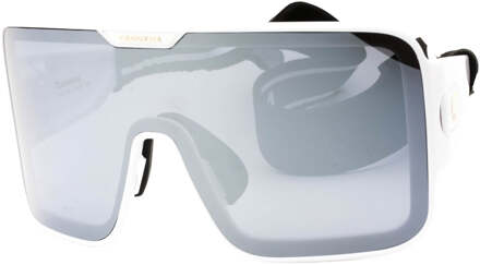 Carrera Flagab15 grote witte zonnebril met montuur