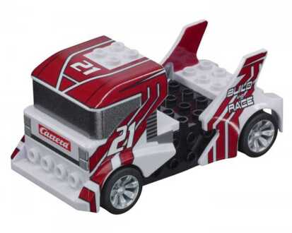 Carrera GO!!! Build 'n Race - Race Truck - Wit