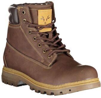 Carrera Heren Bruin Leren Boots Ca25503 - EU 38