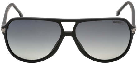Carrera Matte Black Frame Grijze SF Gepolariseerde Zonnebril - maat Zwart