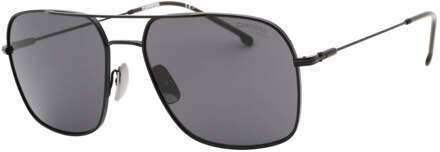 Carrera Matte Black Frame Zonnebril met Grijze Lenzen Zwart - One Size