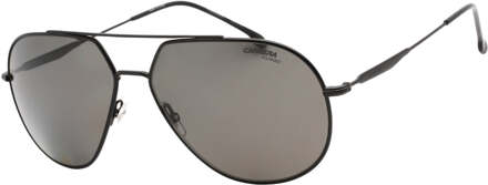 Carrera Matte Black Montuur Grijze PZ Lenzen Zonnebril - maat Zwart