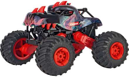 Carrera monstertruck RC Dino Car 2,4 Ghz 1:16 rood/zwart 5-delig