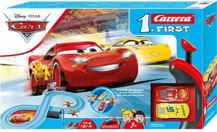 Carrera Racebaanset Cars - Friends Race 240 Cm Lichtblauw