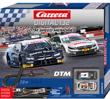 Carrera Racebaanset Digital 132 Speed Memories 7,3 Meter Zwart