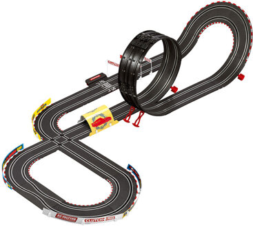 Carrera racebaanset Go!!! Disney Cars 5,3 meter 1:43 zwart Blauw